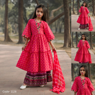 Baby Cotton Skirt Three Piece