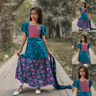 Baby Cotton Skirt Three Piece